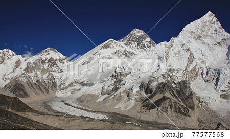 Mount Khumbutse, Everest and Nuptse Mount Khumbutse, Everest and Nuptse 77577568