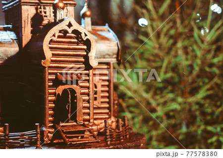 model of a church made of iron 77578380