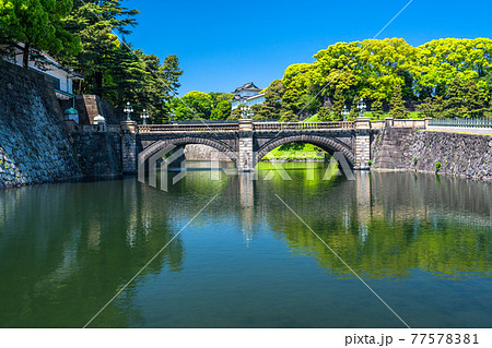 《東京都》皇居外苑・二重橋 77578381