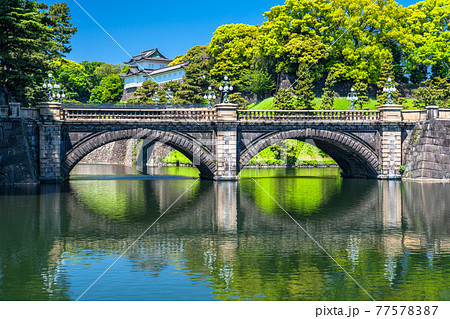 《東京都》皇居外苑・二重橋 《東京都》皇居外苑・二重橋 77578387