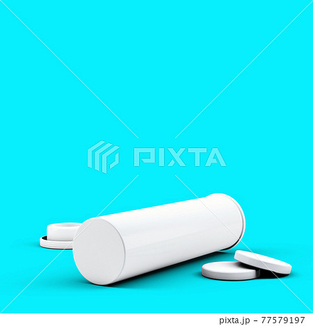 3d Rendering effervescent bottle isolated on toscha background. suitable for your medical design element. 3d Rendering effervescent bottle isolated on toscha background. suitable for your medical design element. 77579197