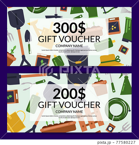 flat gardening icons discount or gift flat gardening icons discount or gift 77580227