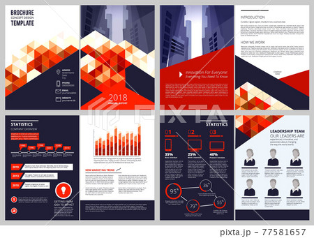 Business brochure template. Annual report corporate documents magazine or catalogue cover pages design Business brochure template. Annual report corporate documents magazine or catalogue cover pages design 77581657