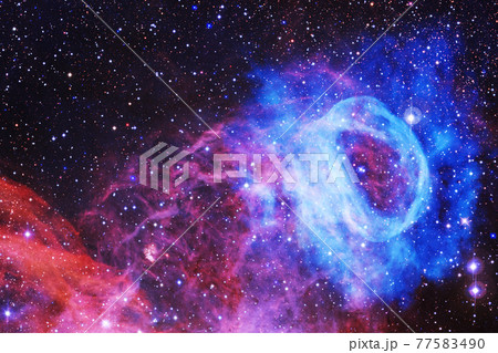 Endless universe. Elements of this image furnished by NASA. 77583490