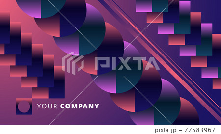 Abstract landing page with circles design vector illustration. Abstract landing page with circles design vector illustration. 77583967