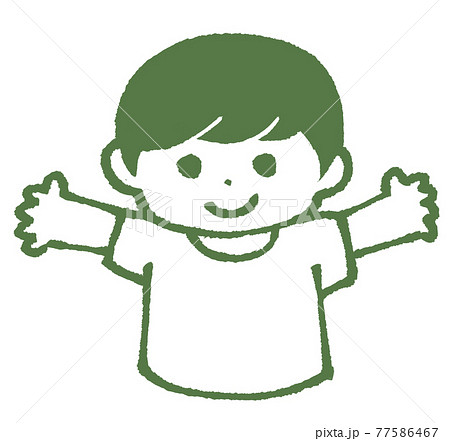 両手を広げる人 男性 両手を広げる人 男性 77586467