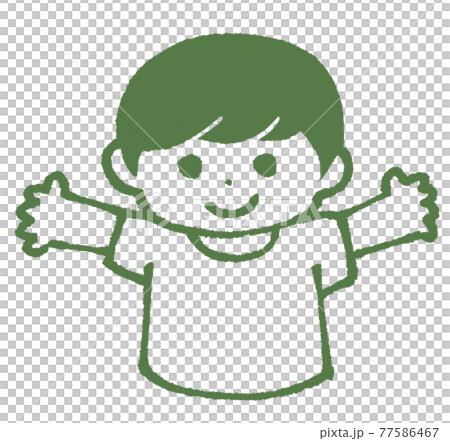 両手を広げる人 男性 両手を広げる人 男性 77586467