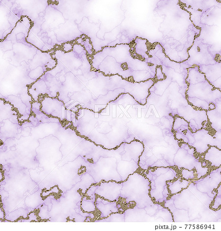 ピンクとゴールドのマーブル柄背景イラストのイラスト素材