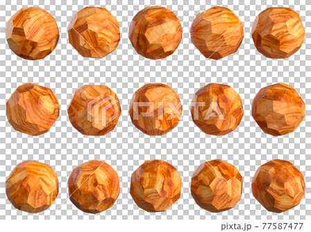 Wood grain C60 fullerene shaped cube graphic material Wood grain C60 fullerene shaped cube graphic material 77587477