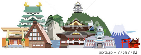 中部名所観光地集合 中部名所観光地集合 77587782