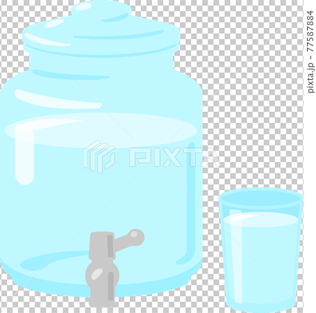 Glass water dispenser, jar 77587884
