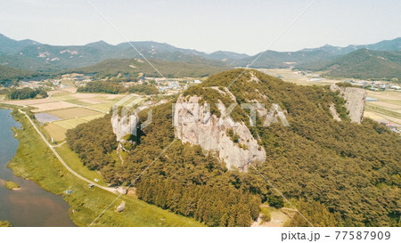韓国 風景 山 77587909