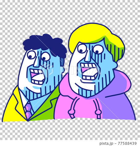 Shock face Shock face 77588439