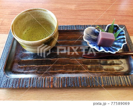 抹茶と和菓子 抹茶と和菓子 77589069