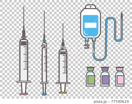 Injection drip - Stock Illustration [77590629] - PIXTA