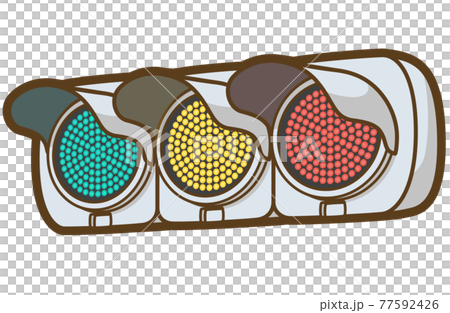 LED式交通信号機（全点灯） 77592426