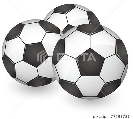 サッカーボールのイメージイラスト ベクター画像 のイラスト素材