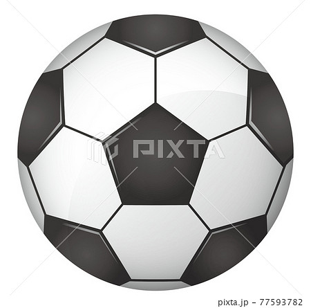サッカーボールのイメージイラスト ベクター画像 のイラスト素材