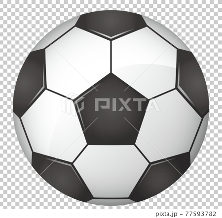 サッカーボールのイメージイラスト（ベクター画像）のイラスト素材