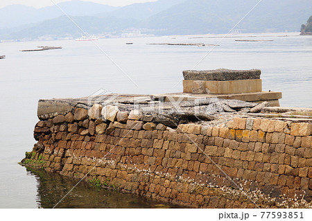 似島「旧軍用桟橋」 77593851