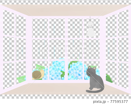 The windowsill of the rainy season. 77595377