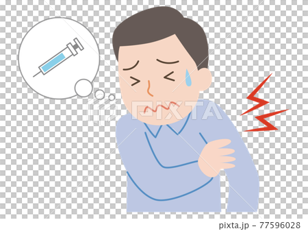 Men whose vaccination site hurts after vaccination Men whose vaccination site hurts after vaccination 77596028