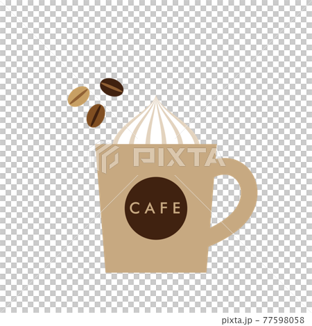 カフェモカのイメージイラスト 77598058