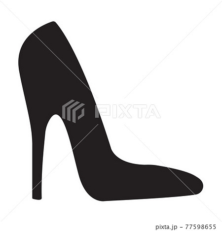 Elegant womens high heel shoe icon vector isolated on white background for graphic design, logo, web site, social media, mobile app, ui illustration Elegant womens high heel shoe icon vector isolated on white background for graphic design, logo, web site, social media, mobile app, ui illustration 77598655