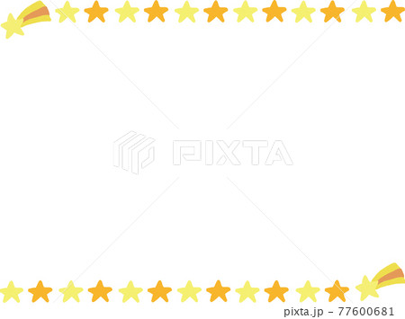 アクリル画の星フレーム 77600681