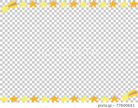 アクリル画の星フレーム 77600681