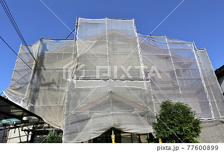 塗装工事現場 塗装工事現場 77600899