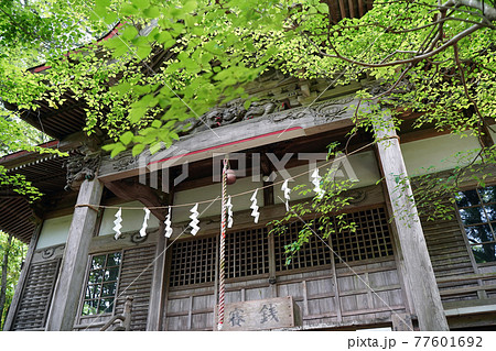 夕焼小焼の宮尾神社02 (中村雨紅) 77601692