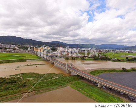 ≪ドローン空撮・京都 亀岡 保津川 台風豪雨被害による濁流≫ 京都府亀岡市 自然災害 台風 豪雨 ≪ドローン空撮・京都 亀岡 保津川 台風豪雨被害による濁流≫ 京都府亀岡市 自然災害 台風 豪雨 77606466