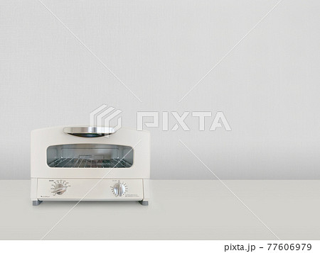 オシャレなトースターがある風景の写真素材