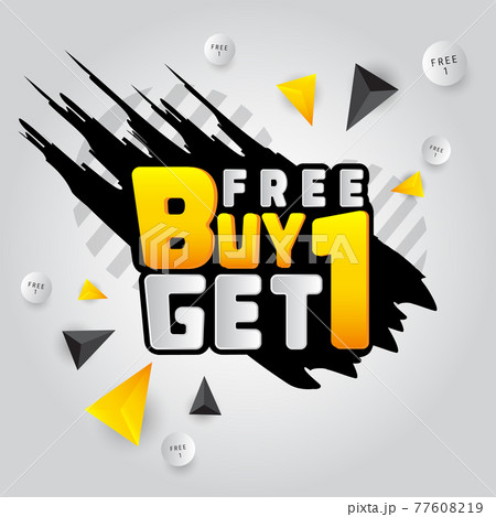 buy one get one free Promotion Template Vector illustration buy one get one free Promotion Template Vector illustration 77608219