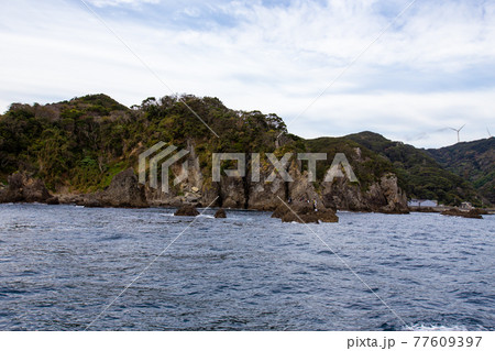 石廊崎岬めぐり遊覧船からの眺め 石廊崎岬めぐり遊覧船からの眺め 77609397