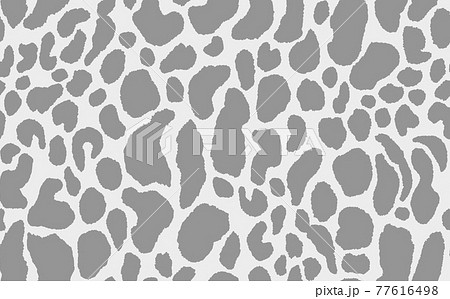 Abstract modern leopard seamless pattern. Animals trendy background. Grey decorative vector stock illustration for print, card, postcard, fabric, textile. Modern ornament of stylized skin 77616498