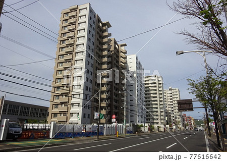 白石中の島通 札幌市豊平区平岸 白石中の島通 札幌市豊平区平岸 77616642