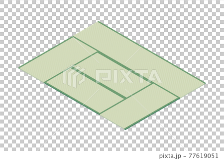 Japanese-style room floor plan 6 tatami mats 77619051