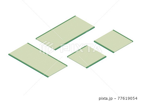 畳のアイソメセット 77619054