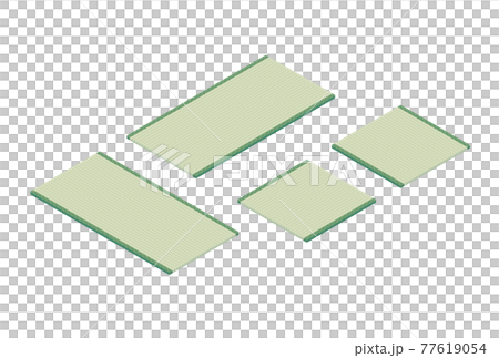 畳のアイソメセット 77619054