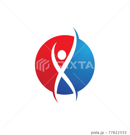 Leader poeple logo sign illustration vector Leader poeple logo sign illustration vector 77622555