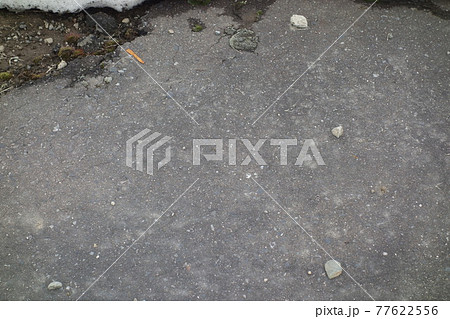 灰色　グレー　岩　道路　壁　背景　バックグラウンド　素材 77622556