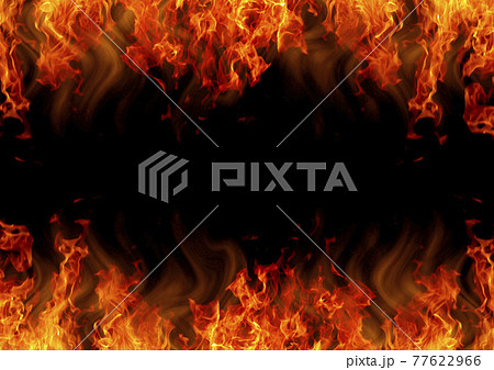 火 炎 背景 フレーム グラフィック イラスト 赤 火 炎 背景 フレーム グラフィック イラスト 赤 77622966