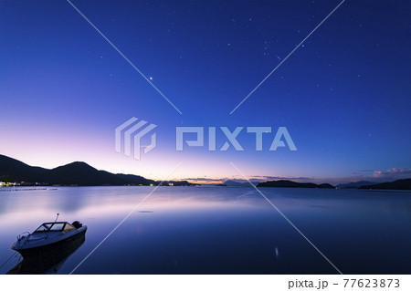 瀬戸内の夏の星景 夜明けのオリオン座 瀬戸内の夏の星景 夜明けのオリオン座 77623873