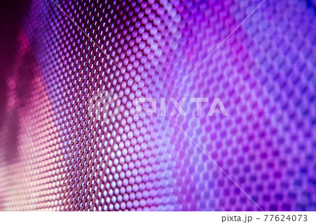 CloseUp LED blurred screen. LED soft focus background. abstract background ideal for design. 77624073