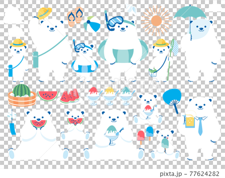 しろくま親子セット　夏 77624282
