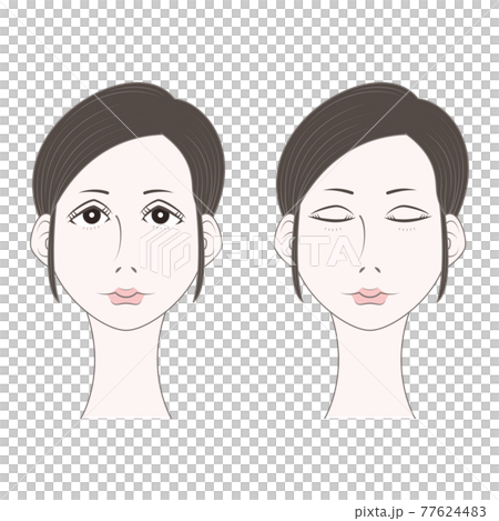 すっぴん 正面 顔 女性 セット すっぴん 正面 顔 女性 セット 77624483