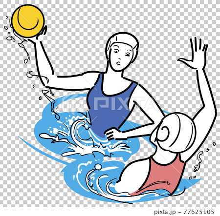 水球-水中の格闘技 77625105