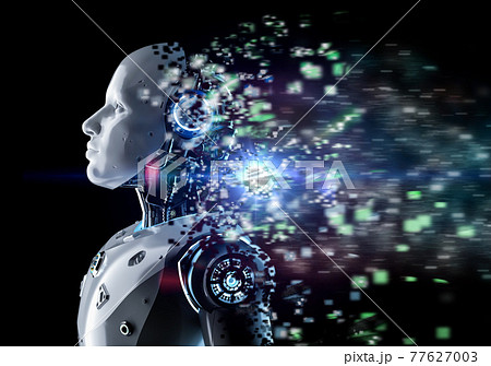 artificial intelligence robot or cyborg artificial intelligence robot or cyborg 77627003